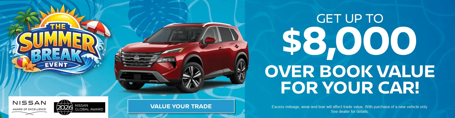 Special offer on    GET UP TO $8,000 OVER BOOK VALUE FOR YOUR CAR!